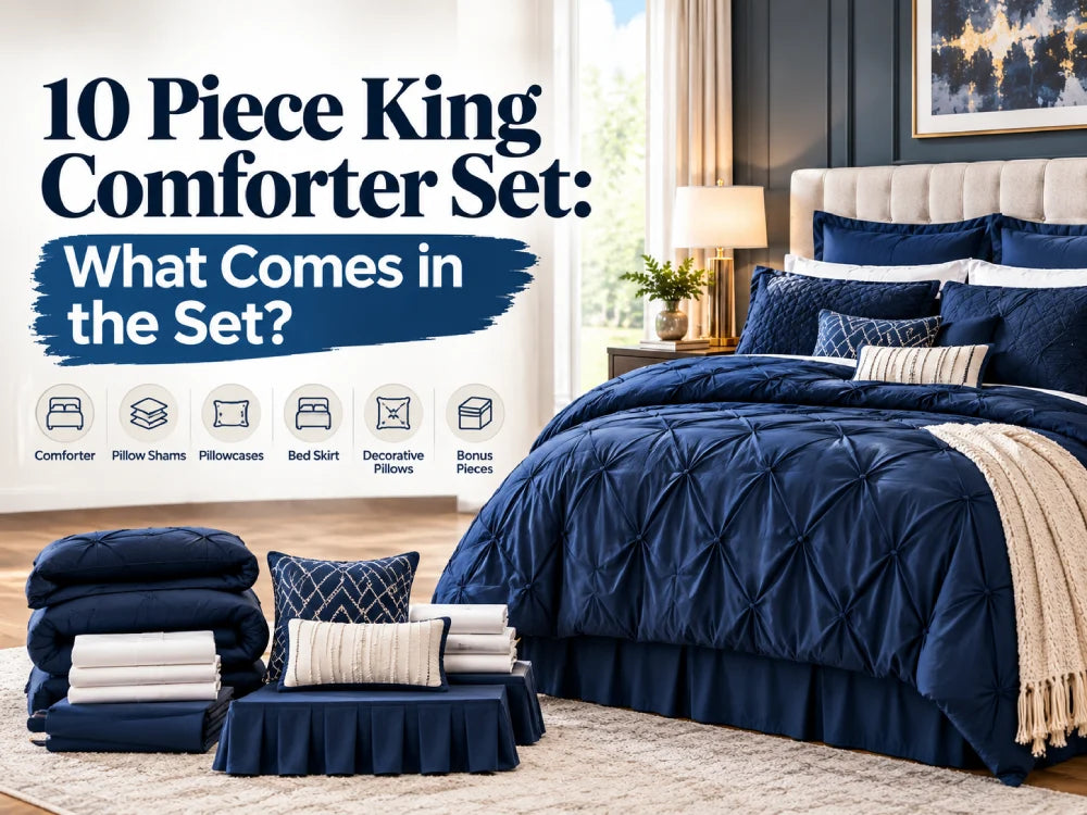 10 Piece King Comforter Set: What Comes in the Set?