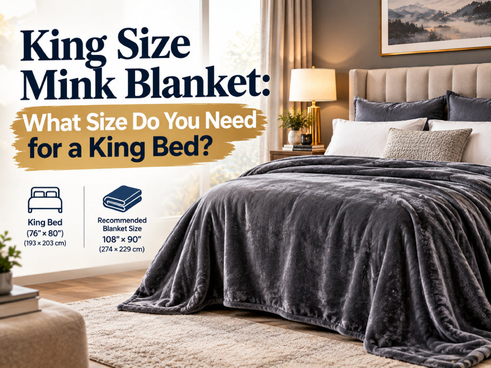 King Size Mink Blanket: What Size Do You Need for a King Bed?