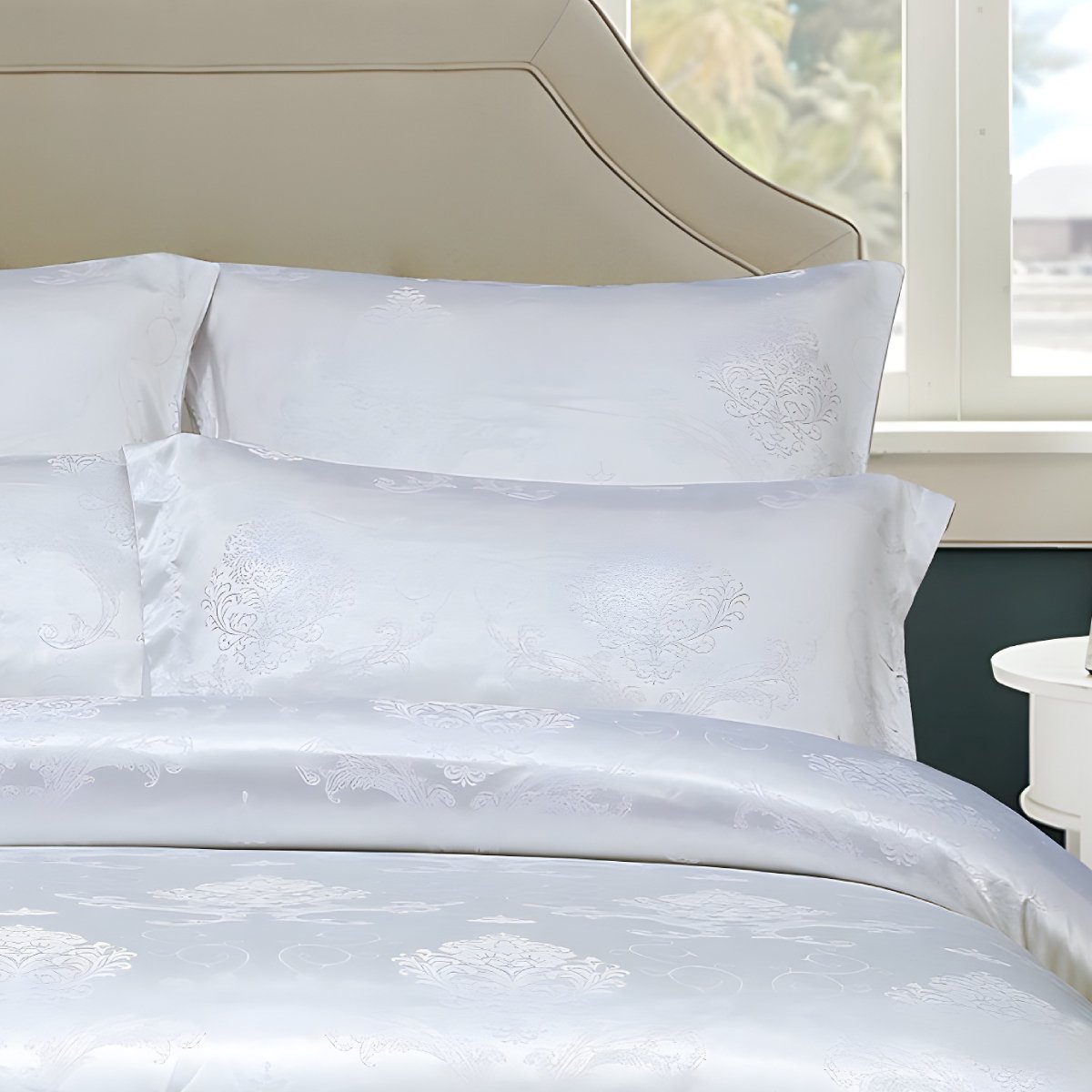 Damask White