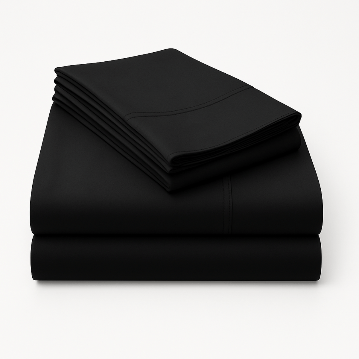 1000TC Pure Egyptian Cotton Sheet Set - Black