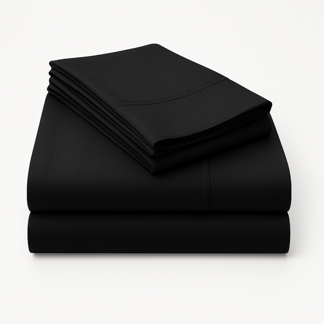 1000TC Pure Egyptian Cotton Sheet Set - Black