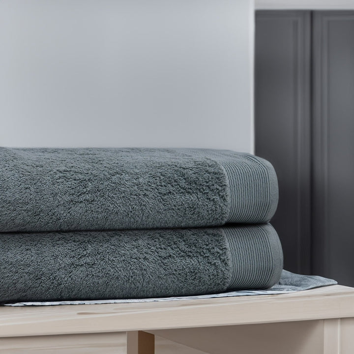 100% Pure Egyptian Cotton Bath Sheet - Cadet Grey