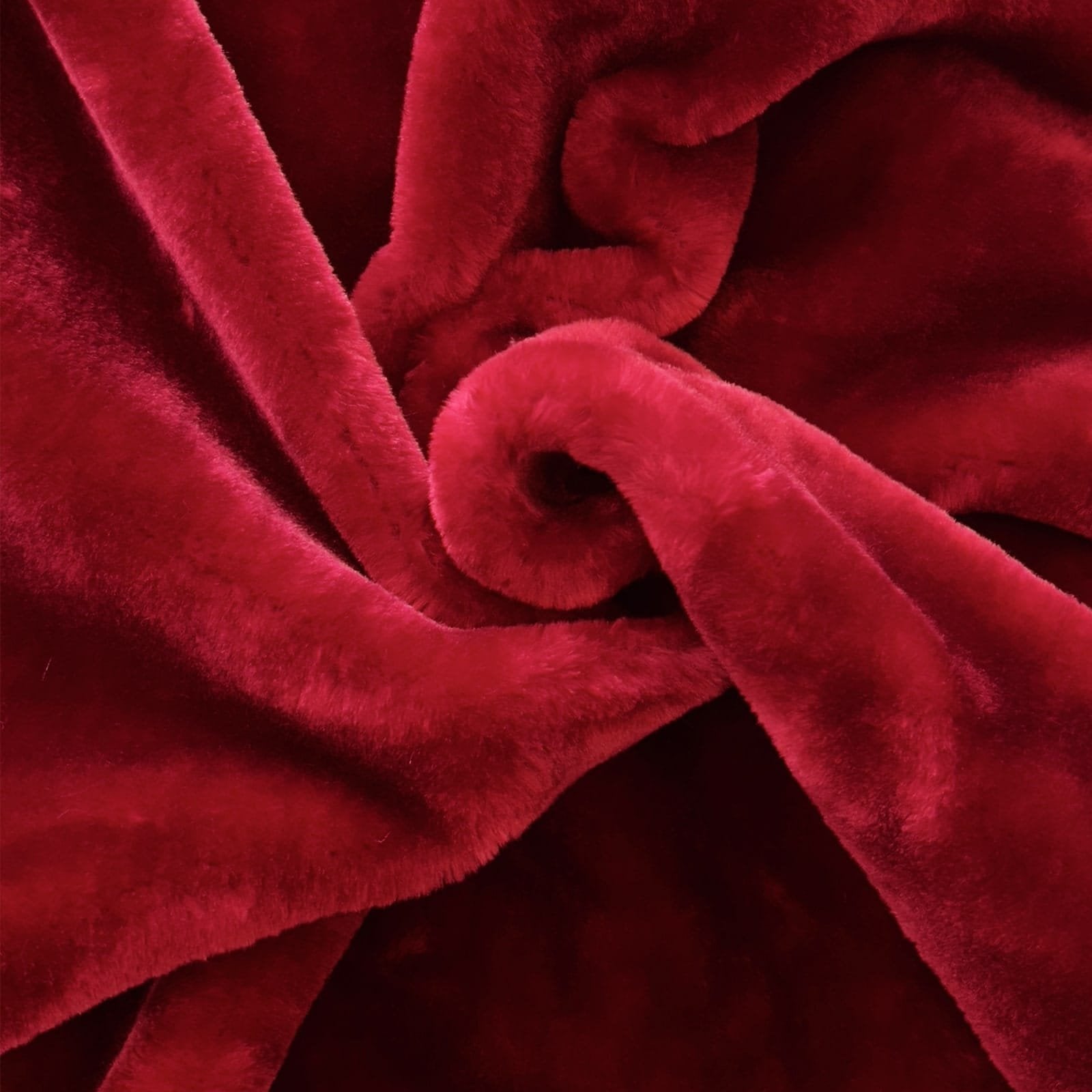 Super Soft 4kg 220 x 240 Mink Blanket - Red Radiance
