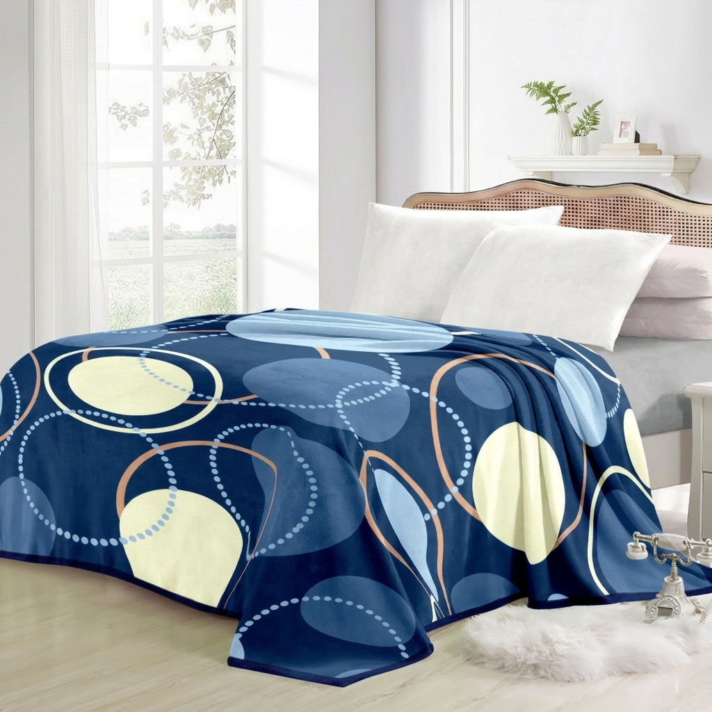 Super Soft 2kg 160 x 220 Indigo Blue Blanket