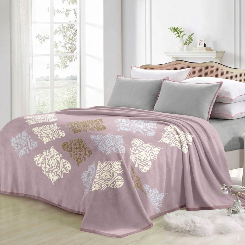Super Soft 2kg 160 x 220 Dusty Pink Blanket