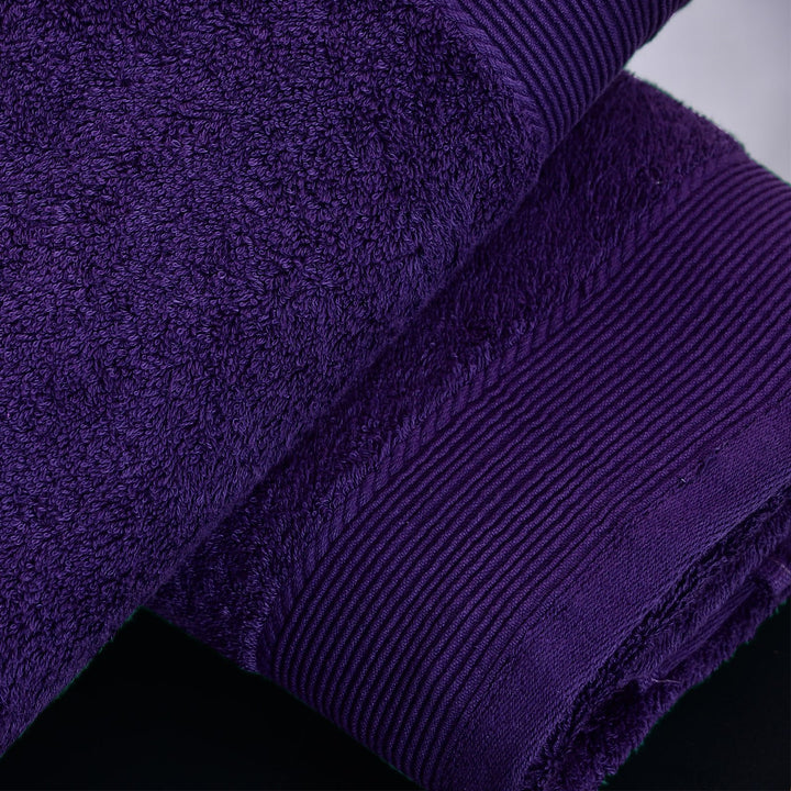 100% Pure Egyptian Cotton Bath Sheet - Midnight Purple