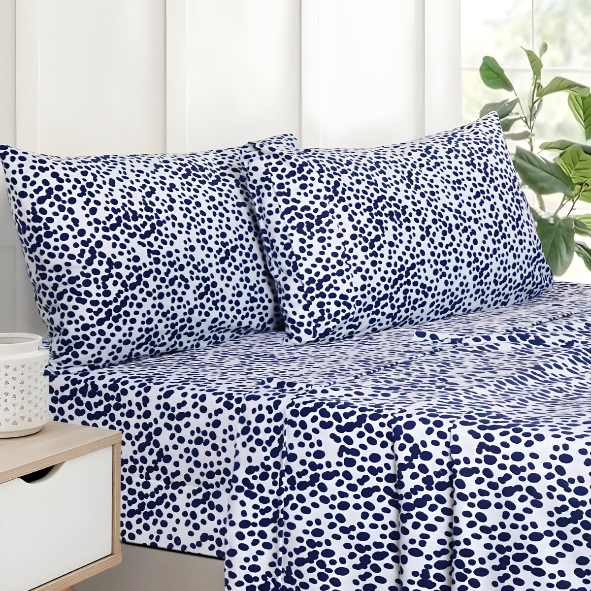 Winter Flannelette Sheet Set Design - Nova
