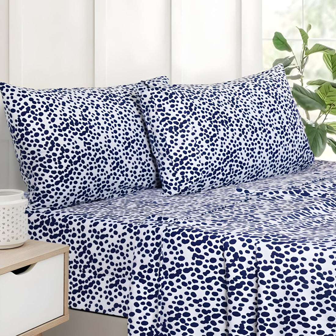 Winter Flannelette Sheet Set Design - Nova