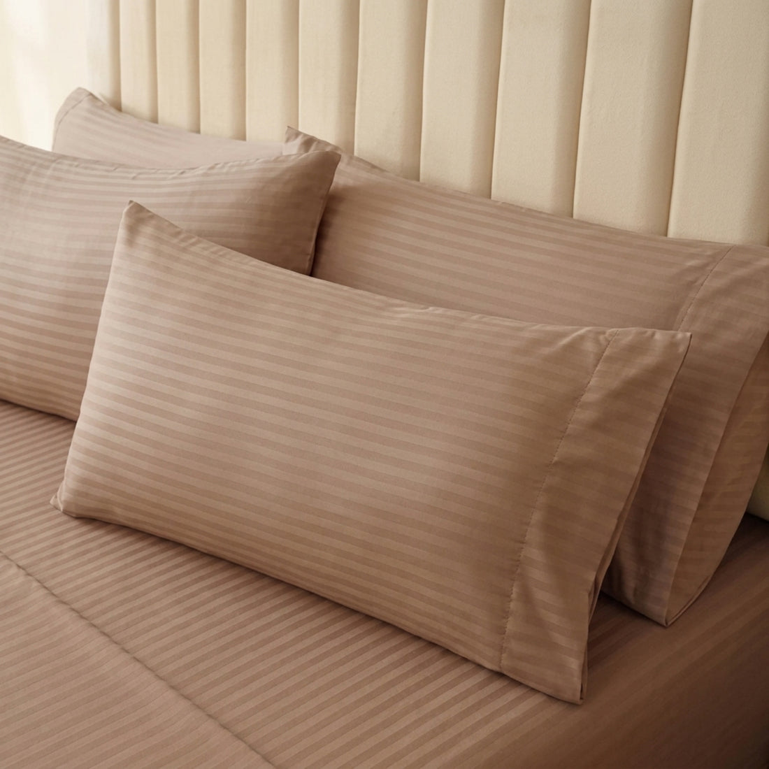 1500TC Cotton Rich Sheet Set - Brown