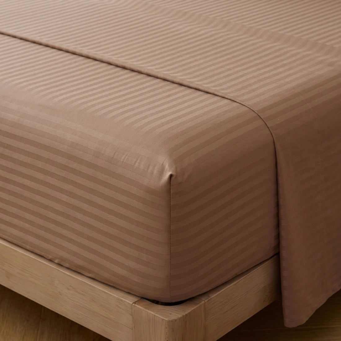 1500TC Cotton Rich Sheet Set - Brown