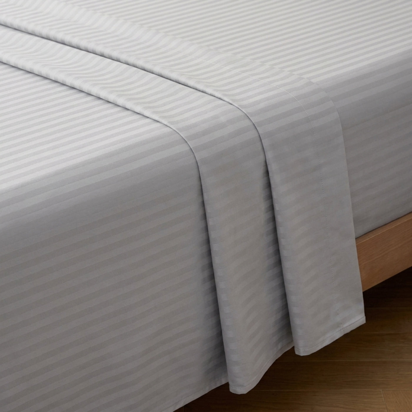 1500TC Cotton Rich Sheet Set - Silver Grey