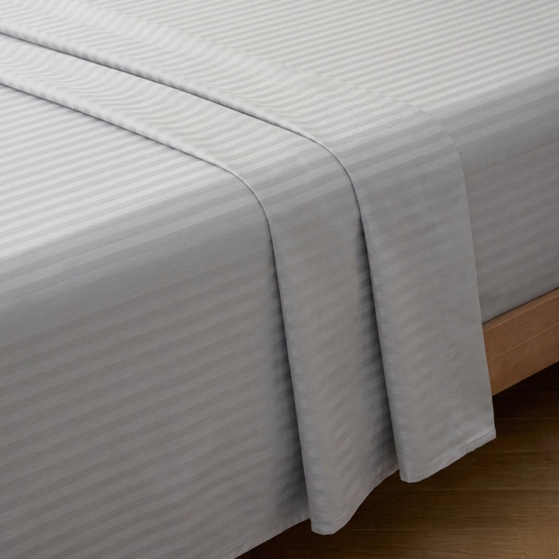 1500TC Cotton Rich Sheet Set - Silver Grey