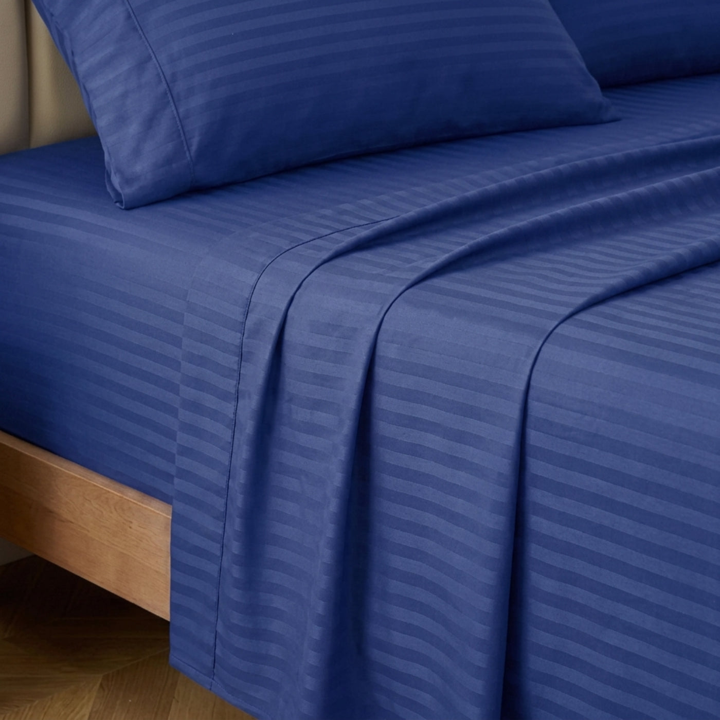 1500TC Cotton Rich Sheet Set - Navy Blue