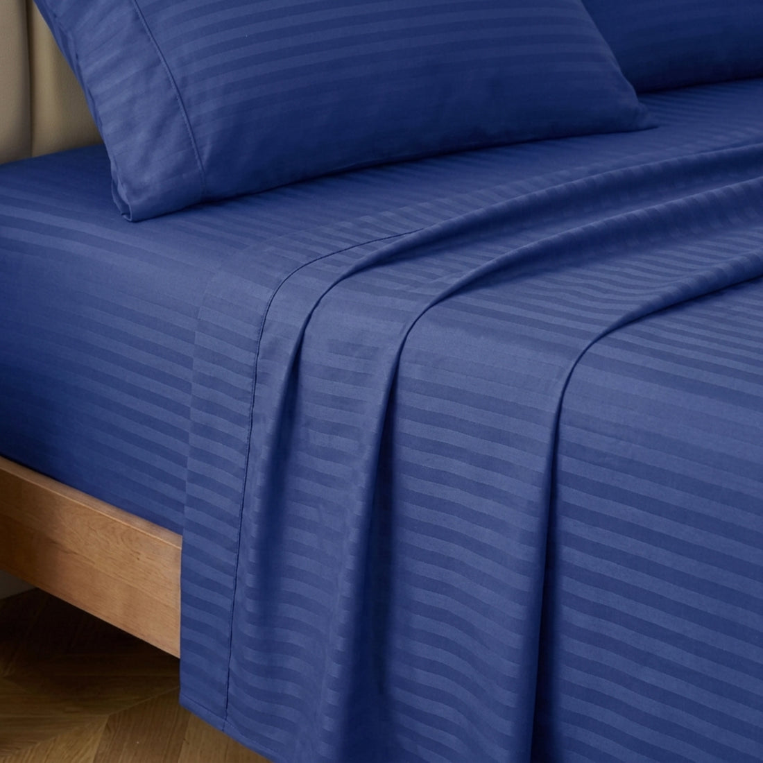 1500TC Cotton Rich Sheet Set - Navy Blue