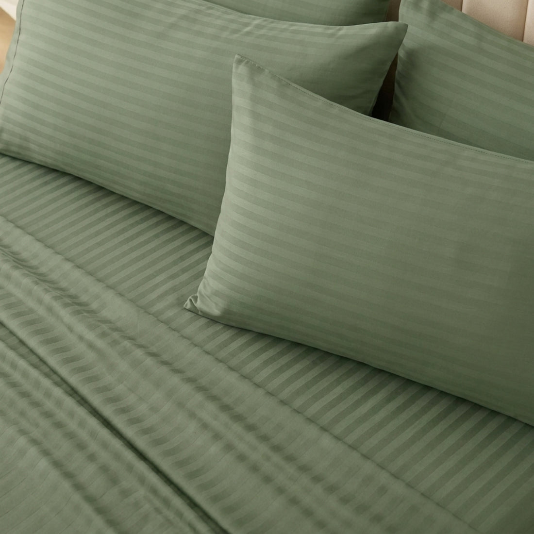 1500TC Cotton Rich Sheet Set - Sage Green