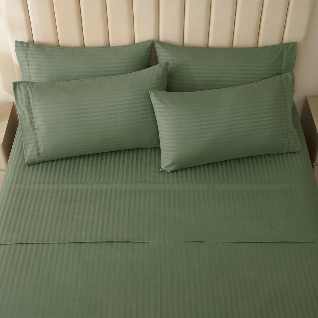 1500TC Cotton Rich Sheet Set - Sage Green