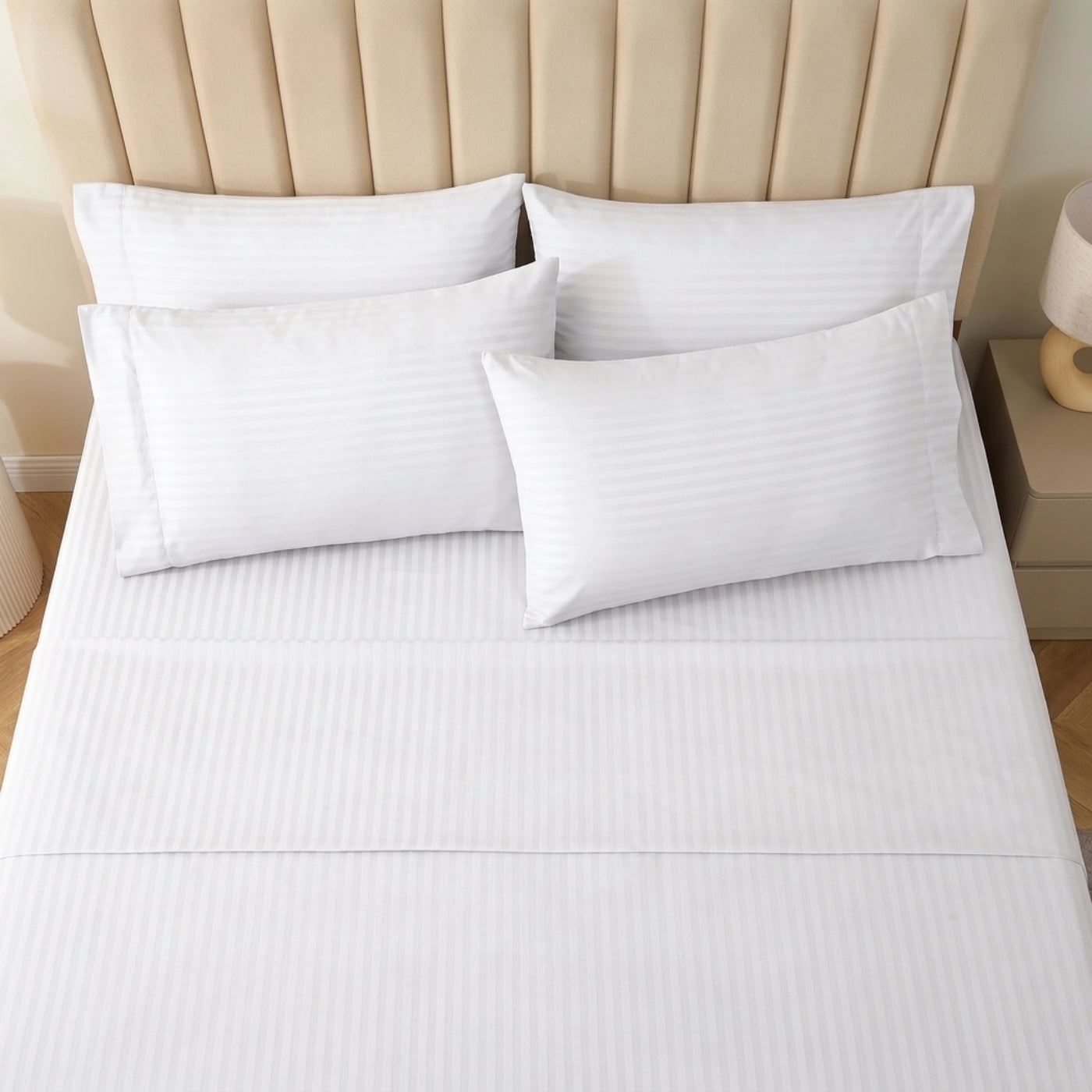 1500TC Cotton Rich Sheet Set - White