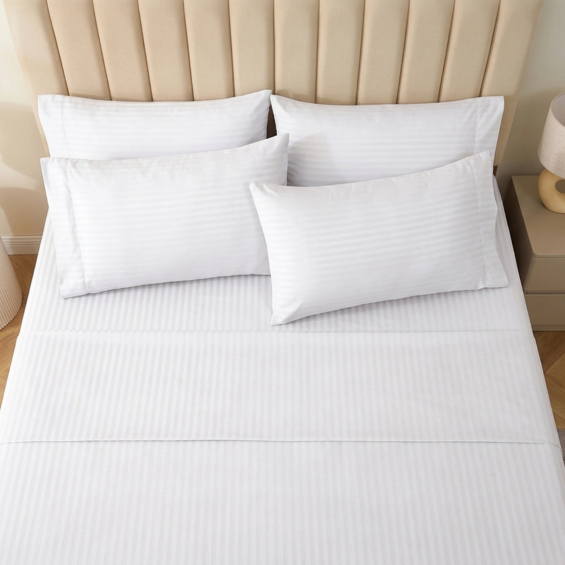 1500TC Cotton Rich Sheet Set - White