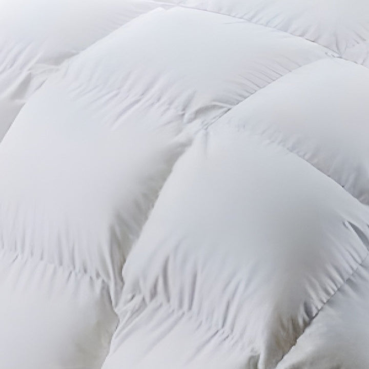 Soft and fluffy Australian wool quilt providing warmth and comfort throughout the year.