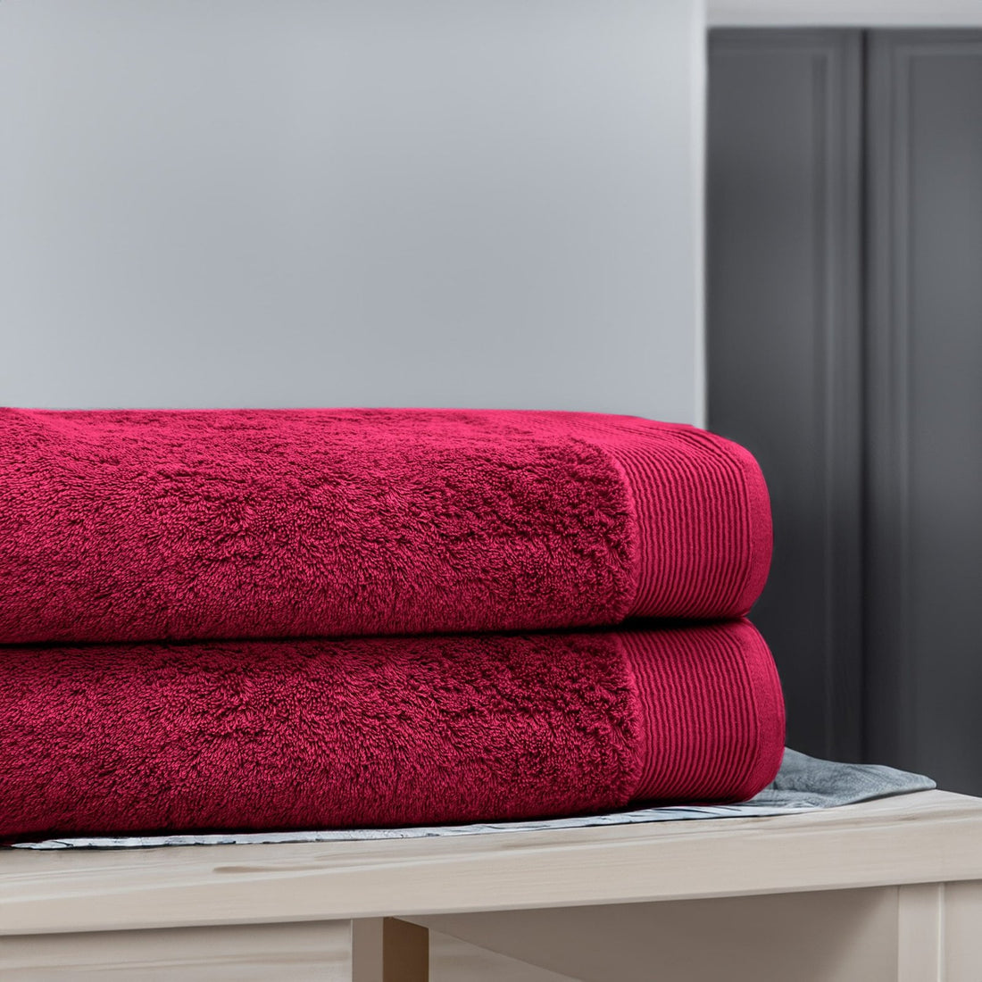 100% Pure Egyptian Cotton Bath Sheet - Raspberry Pink