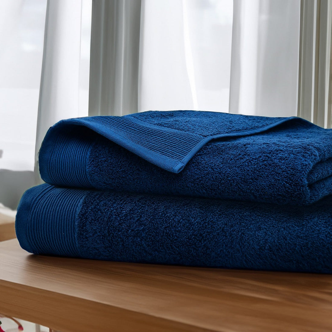 100% Pure Egyptian Cotton Bath Towel - Regal Blue