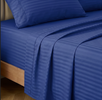 1500TC Cotton Rich Sheet Set - Navy Blue