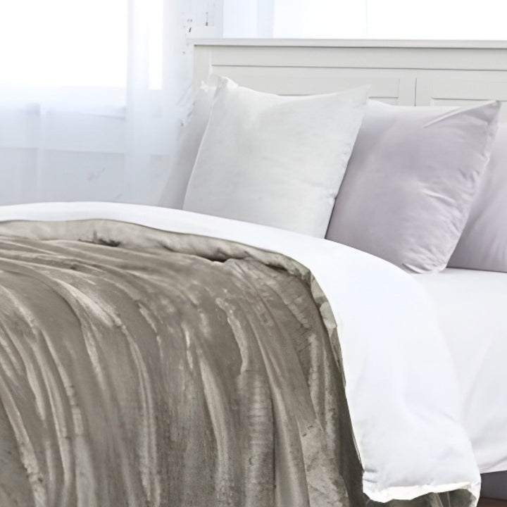 Super Soft 2kg 160 x 220 Blanket -Taupe