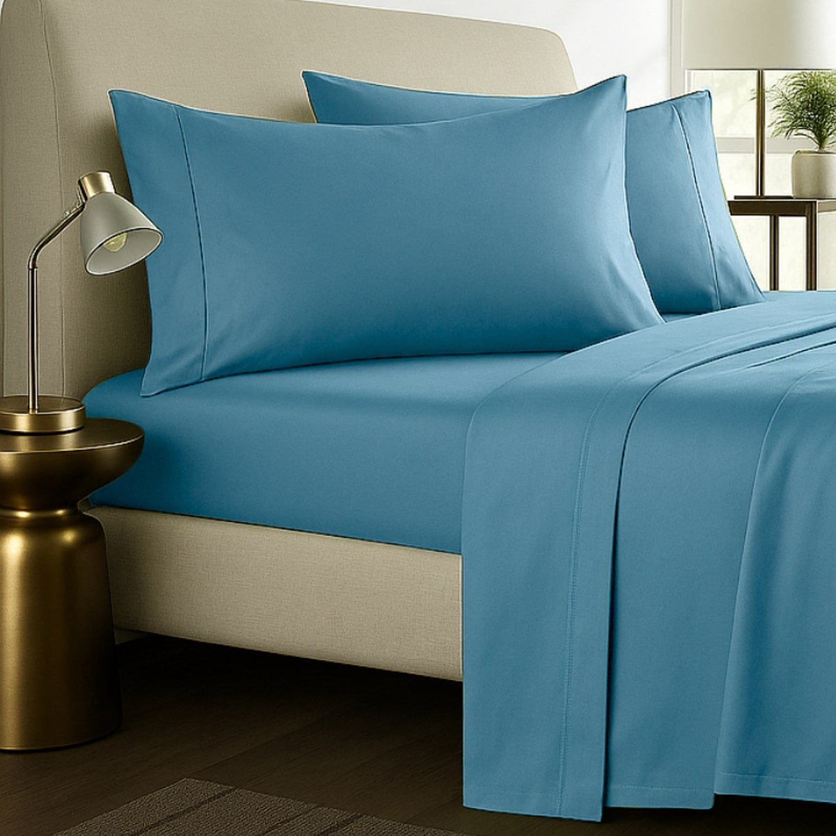 1000TC Pure Egyptian Cotton Sheet Set - Teal