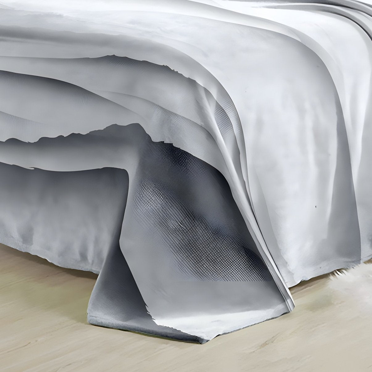 Super Soft 4kg 220 x 240 Mink Blanket - Wave Grey
