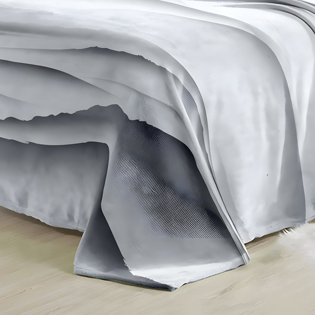 Super Soft 4kg 220 x 240 Mink Blanket - Wave Grey