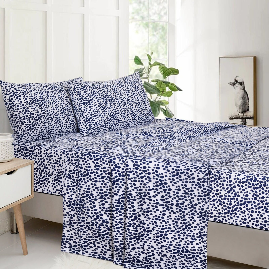 Winter Flannelette Sheet Set Design - Nova