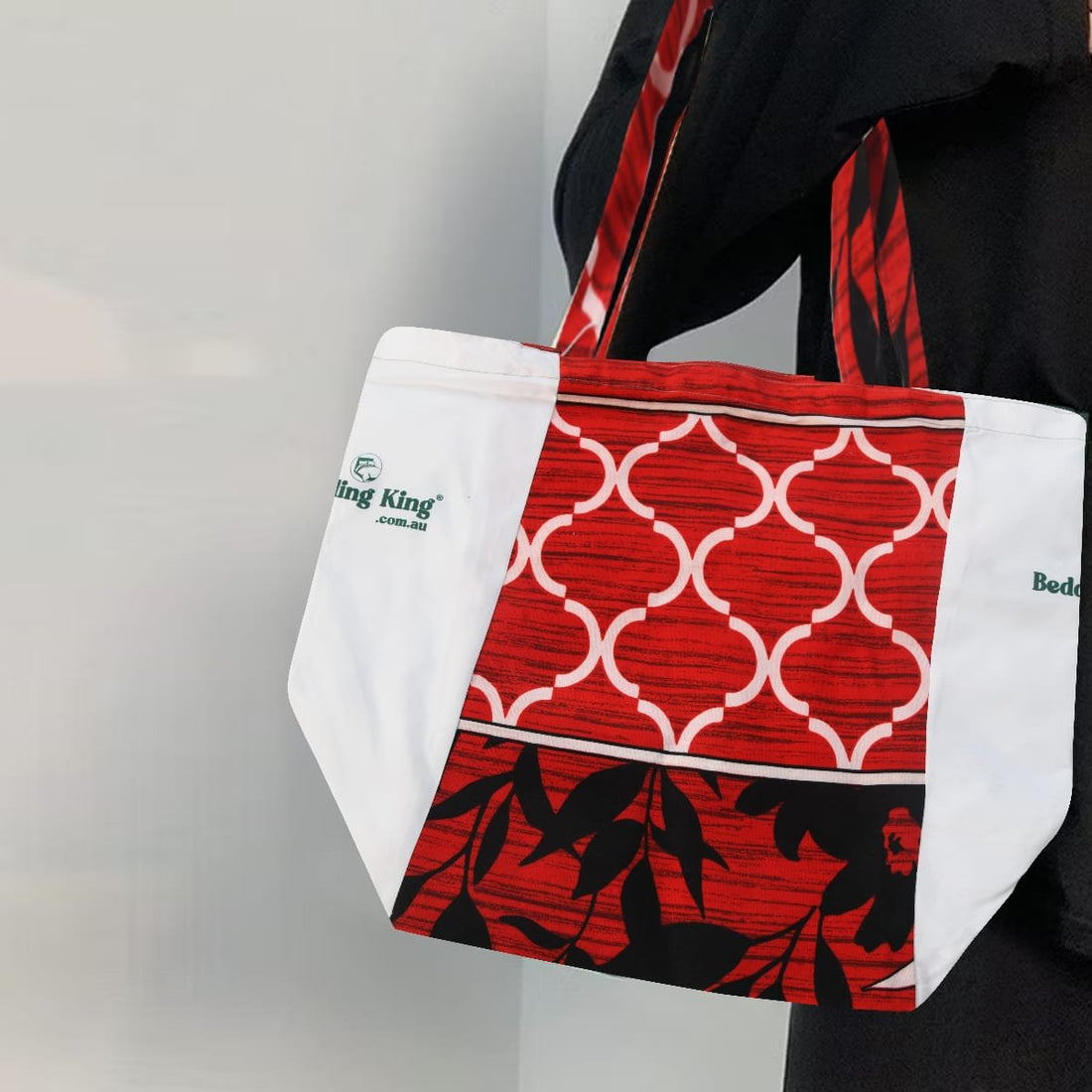 Cotton Tote Shopping Bags Pack of 10 - Assorted Prints