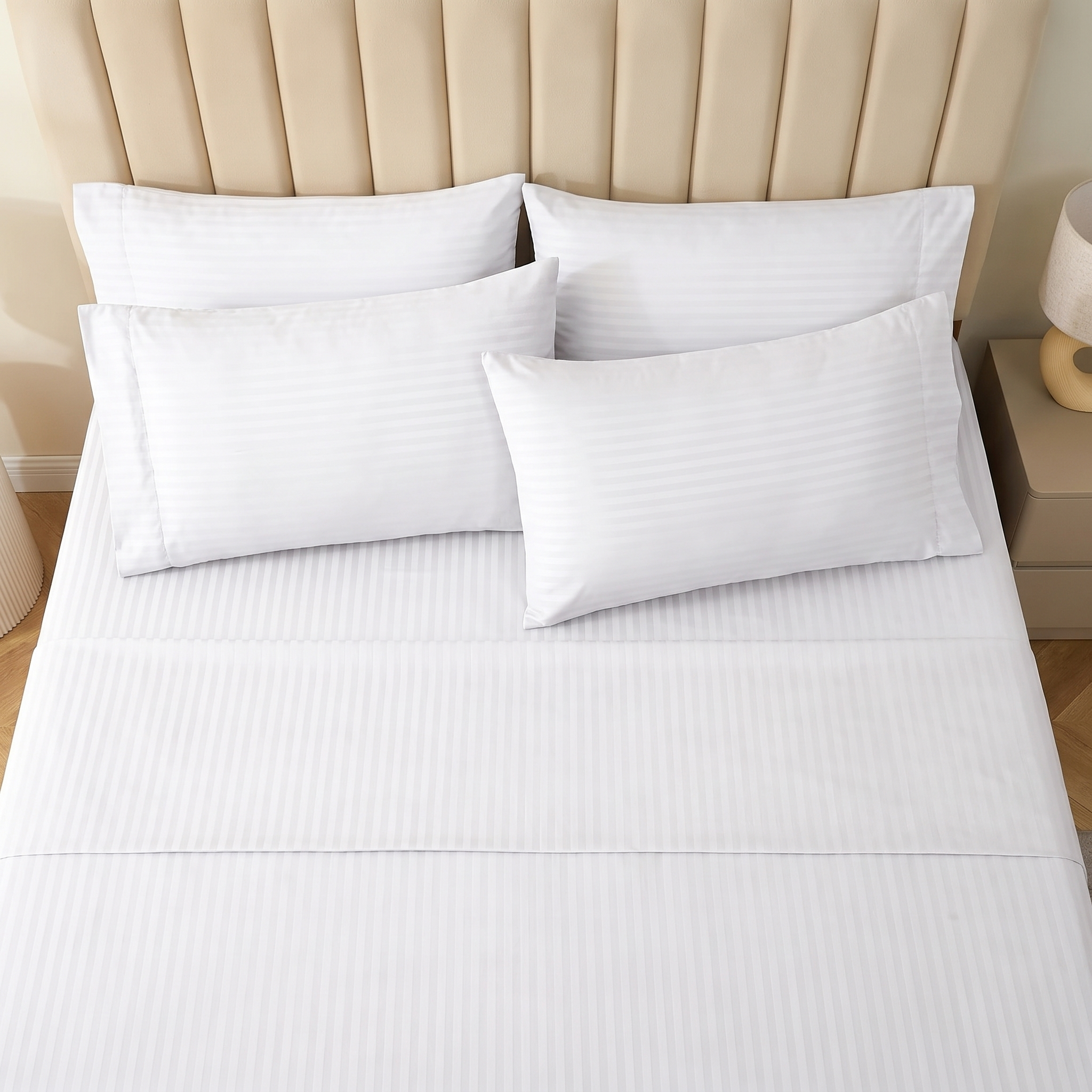 1500TC Cotton Rich Sheet Set - White