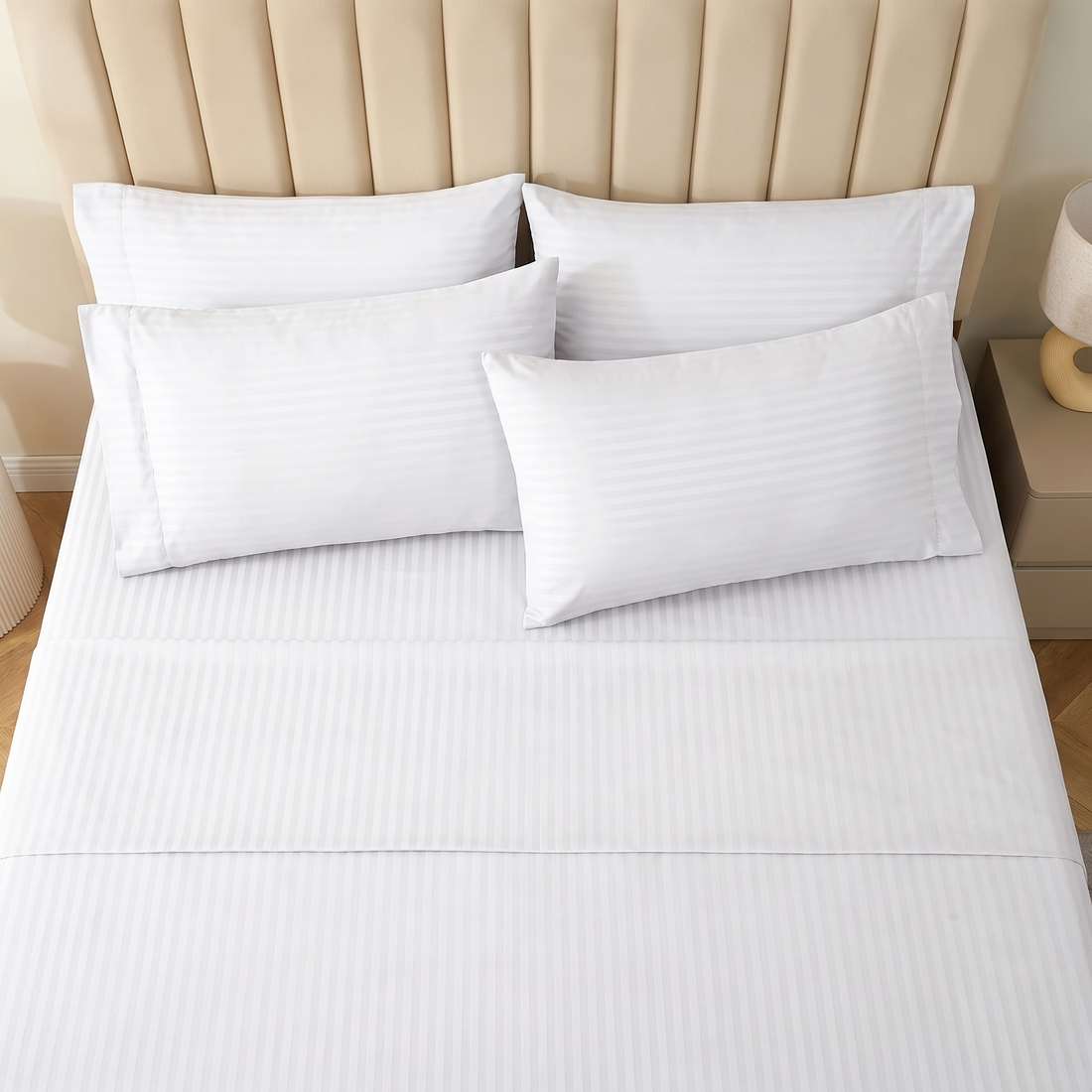 1500TC Cotton Rich Sheet Set - White