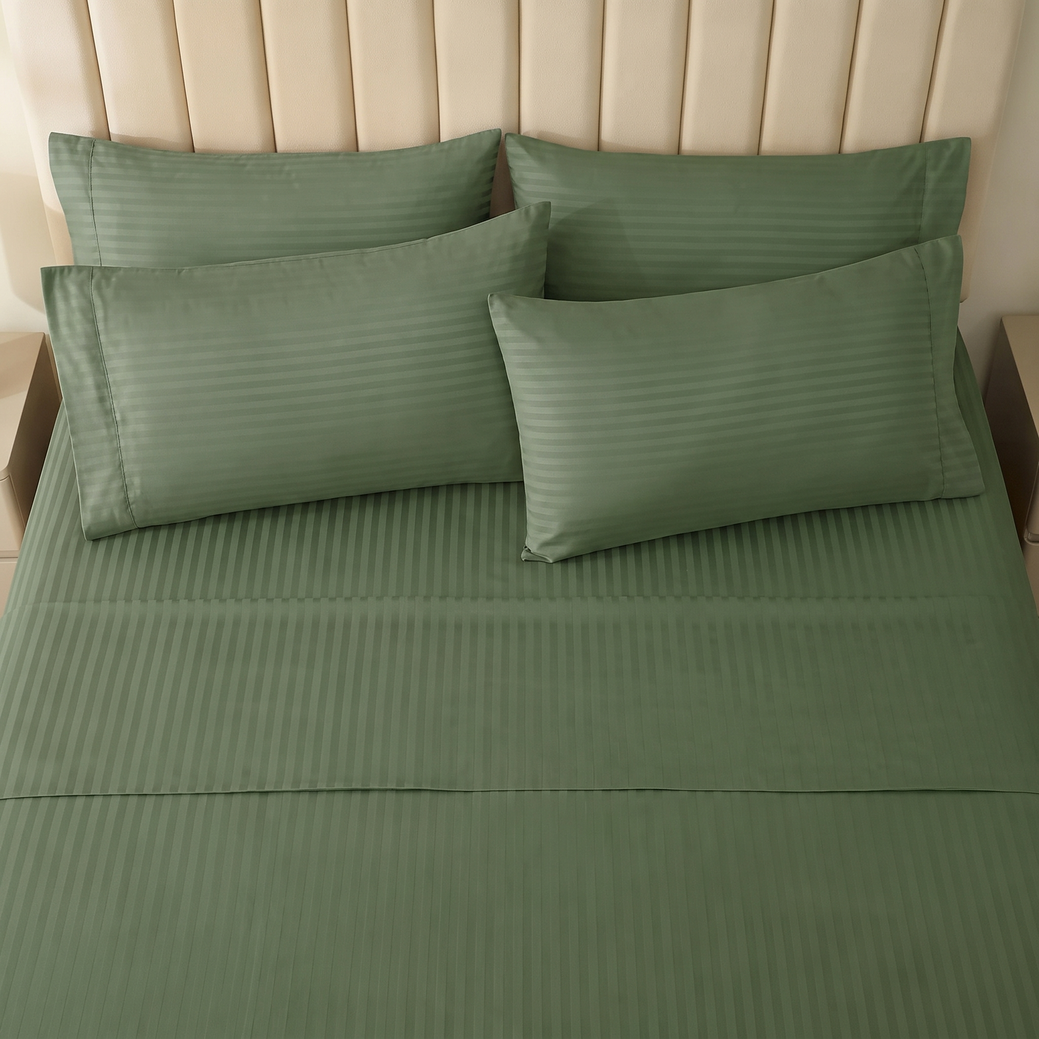 1500TC Cotton Rich Sheet Set - Sage Green