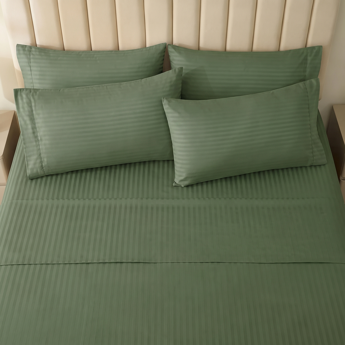 1500TC Cotton Rich Sheet Set - Sage Green