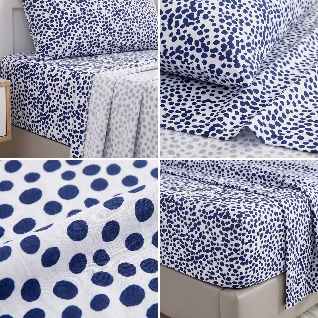 Winter Flannelette Sheet Set Design - Nova