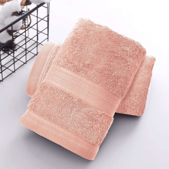 Mandys pink organic cotton bath towel