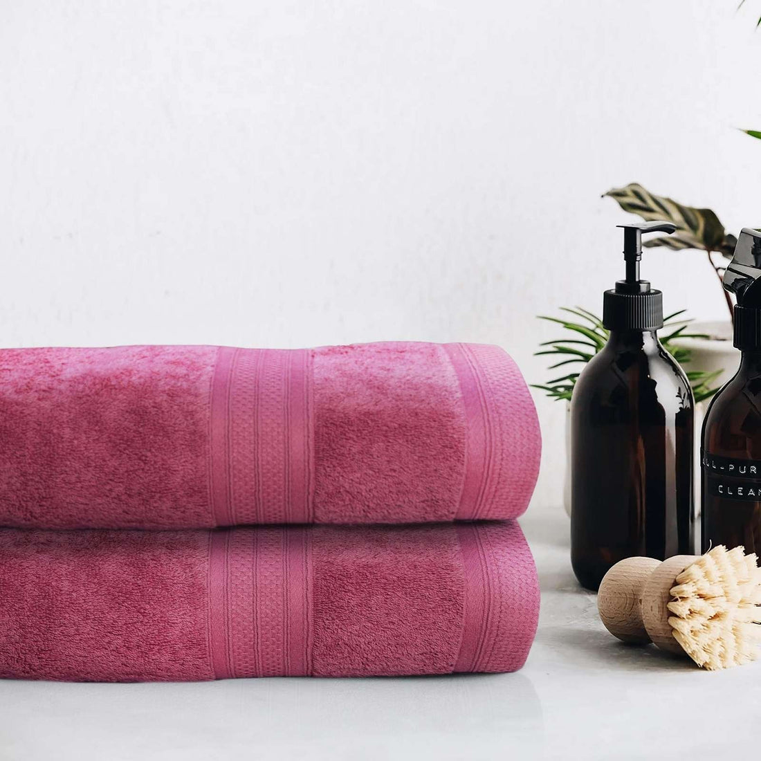 Mauvewood organic cotton bath sheet