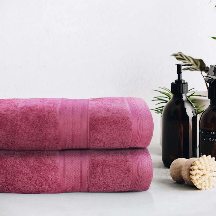 Mauvewood organic cotton bath sheet