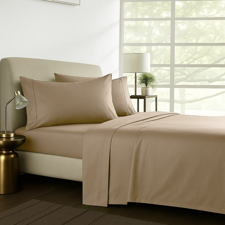 Sandrift cotton sheet set styled