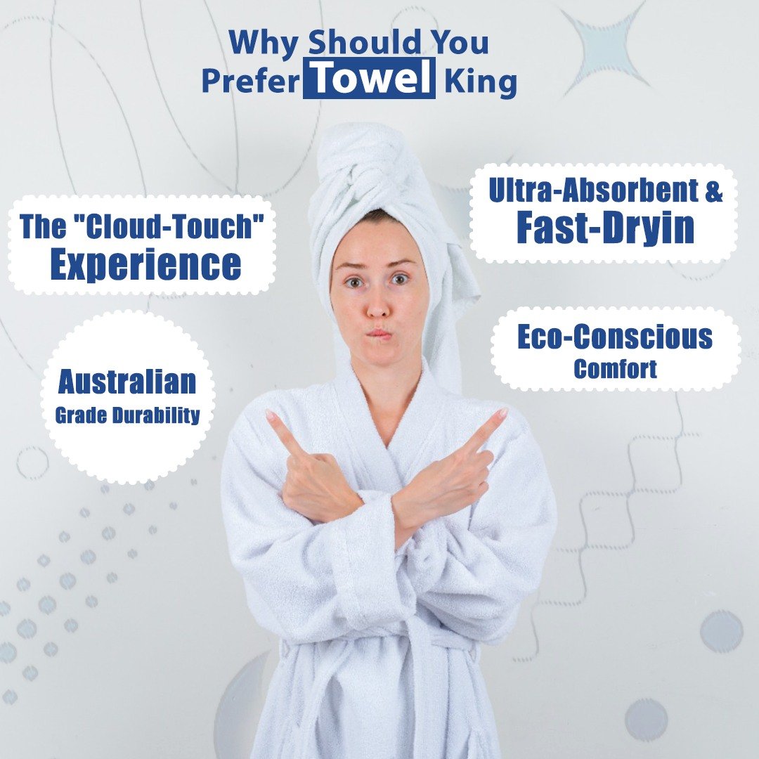 636859771 122161781816932898 6051358760183185017 n.jpg?stp=dst jpg e35 tt6& nc cat=104&ccb=7 5& nc sid=18de74&efg=eyJlZmdfdGFnIjoiRkVFRC5iZXN0X2ltYWdlX3VybGdlbi5DMyJ9& nc ohc=Dv8nQL7we3cQ7kNvwG3YfZV& nc oc=AdkFPfoeghoF5q1EHL5Rx81KEWl7ktwBm2Gq6TDgbGC8Jg pa 3iYISZs613oP6bACtMcJ4gvybF j9A6neMNXRS& nc zt=23& nc ht=scontent sin11 1.cdninstagram Bedding King 𝐖𝐡𝐲 𝐬𝐞𝐭𝐭𝐥𝐞 𝐟𝐨𝐫 𝐚𝐯𝐞𝐫𝐚𝐠𝐞 𝐰𝐡𝐞𝐧 𝐲𝐨𝐮 𝐜𝐚𝐧 𝐩𝐫𝐞𝐟𝐞𝐫 𝐭𝐡𝐞 𝐛𝐞𝐬𝐭?
Our towels are designed to elevate your daily routine into a spa-like experience. From the bathroom to the beach, we bring the "Cloud-Touch" to every Australian home.
Shop the collection at the link: towelking.com.au