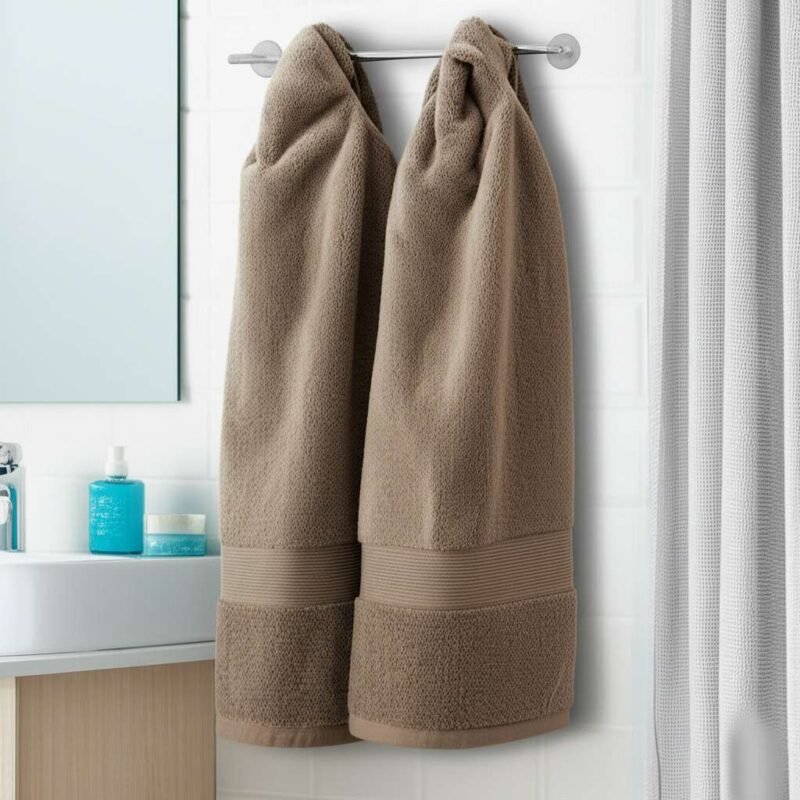 100% Pure Egyptian Cotton Bath Towel – Pebble
