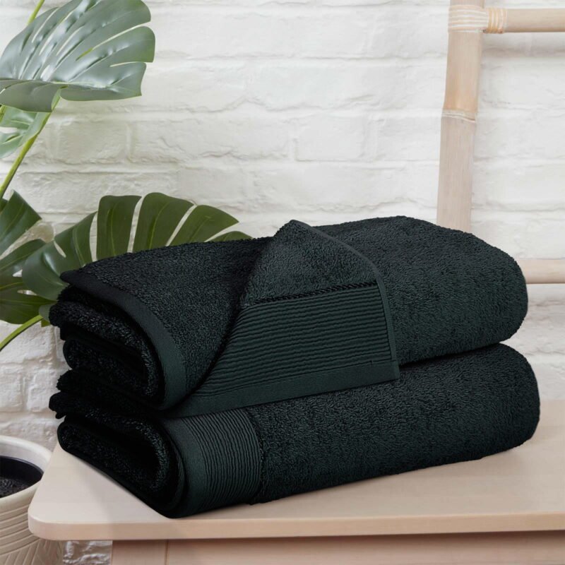 Bath Towel Black