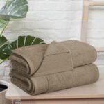 100% Pure Egyptian Cotton Bath Towel - Pebble