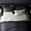 1000TC Cotton Rich Stripe Sheet Set – Silver