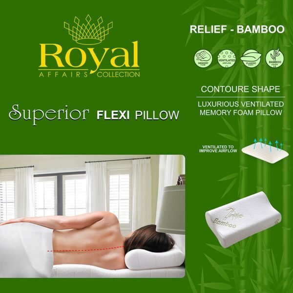 Contuer Bamboo Pillow Back 1