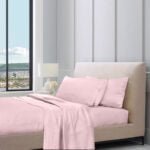 1200TC Pure Egyptian Cotton Sheet Set - Baby Pink
