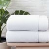 100% Pure Egyptian Cotton Bath Towel – White