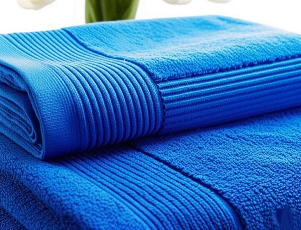 6 Pieces Pure Egyptian Cotton Towel Set – Cornflower